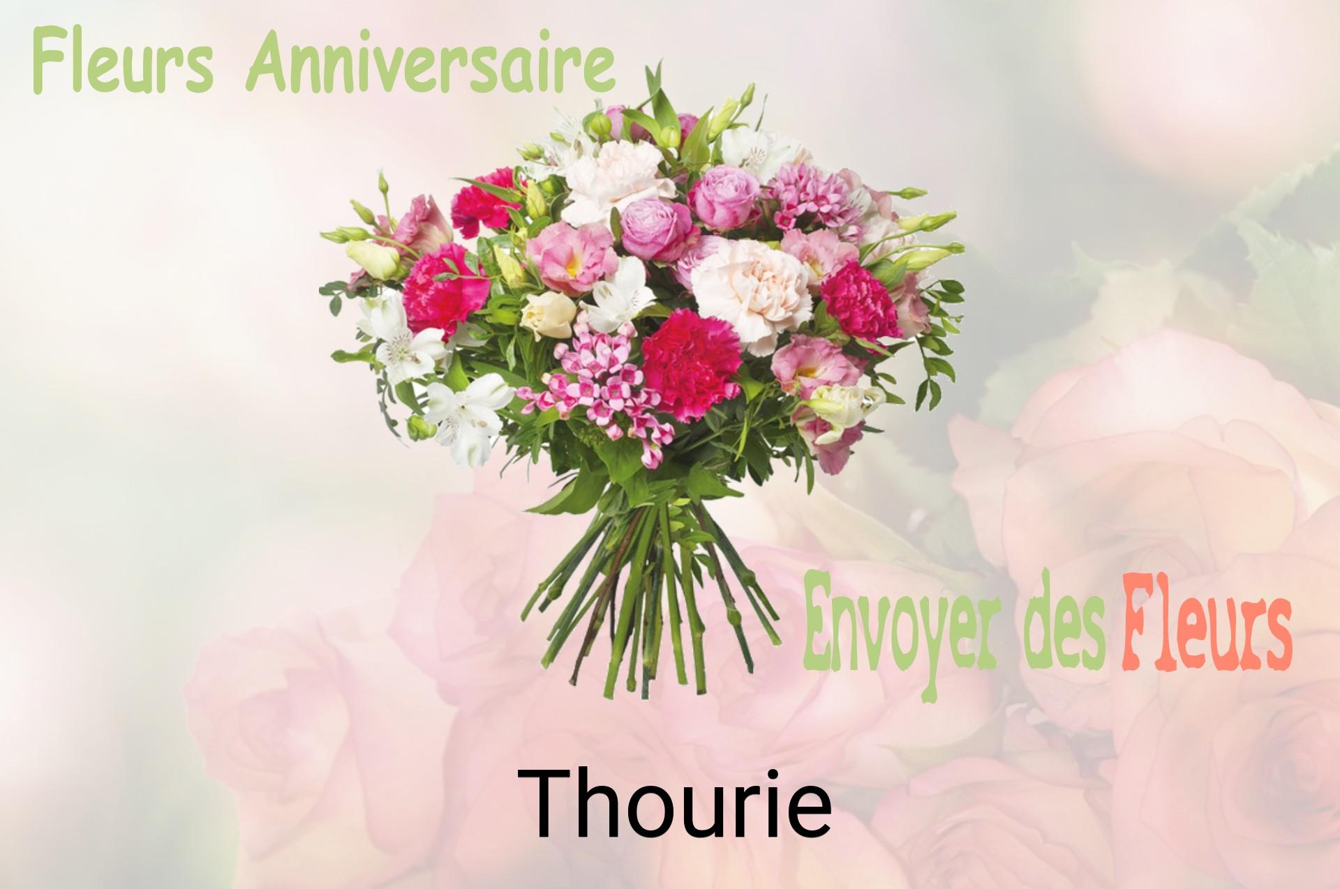 Bouquet de fleurs d’anniversaire livré à Thourie