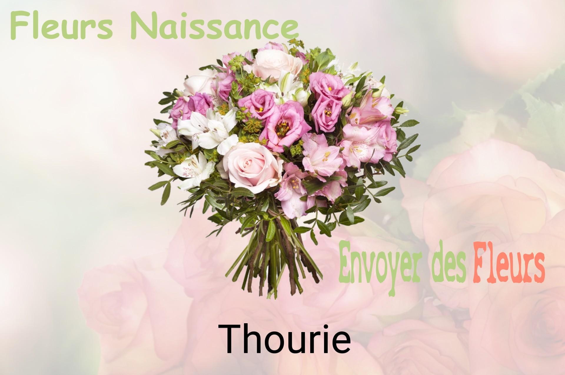 Bouquet de fleurs de naissance livré à Thourie